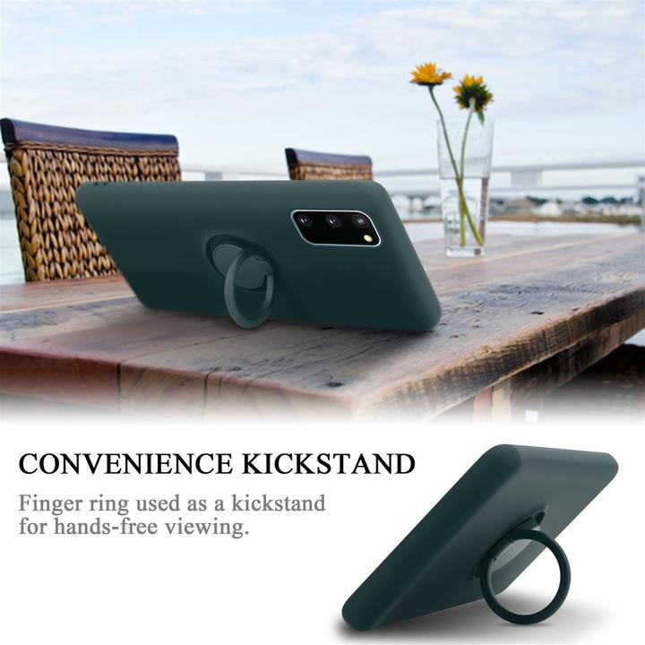 Image du produit Cadorabo TPU Liquid Ring Silicone Case Cover (Samsung Galaxy S20 FE)