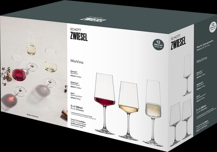 Produktbild Schott Zwiesel Gläserset Mio Vino (38 cl, 12 Gläser, Weingläser Set)