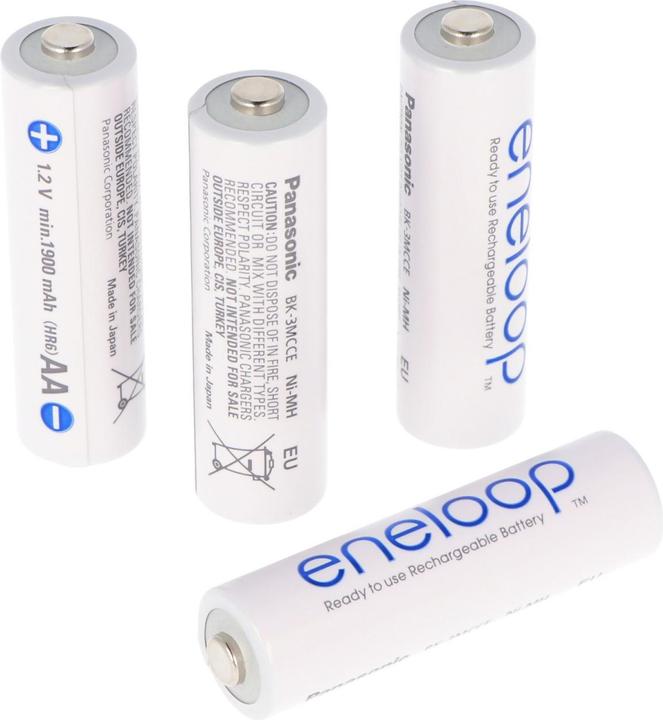 Immagine prodotto Panasonic Eneloop Mignon 8x AA batteria ricaricabile in una pratica scatola (8 pz., AA, 1900 mAh)