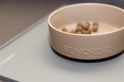 Actual product image Trixie Be Nordic Voerbak Hond Keramiek/ Rubber Taupe (1.20 l)
