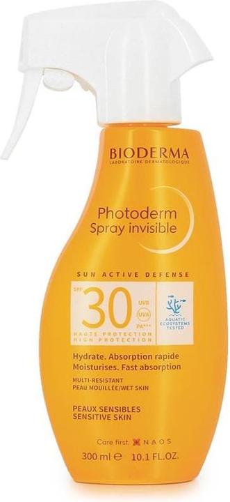 Actual product image Bioderma Photoderm Spray Invisible (Sun spray, SPF 30, 300 ml)
