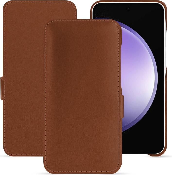 Actual product image Noreve Horizontal leather flap shell (Samsung Galaxy S23 FE)