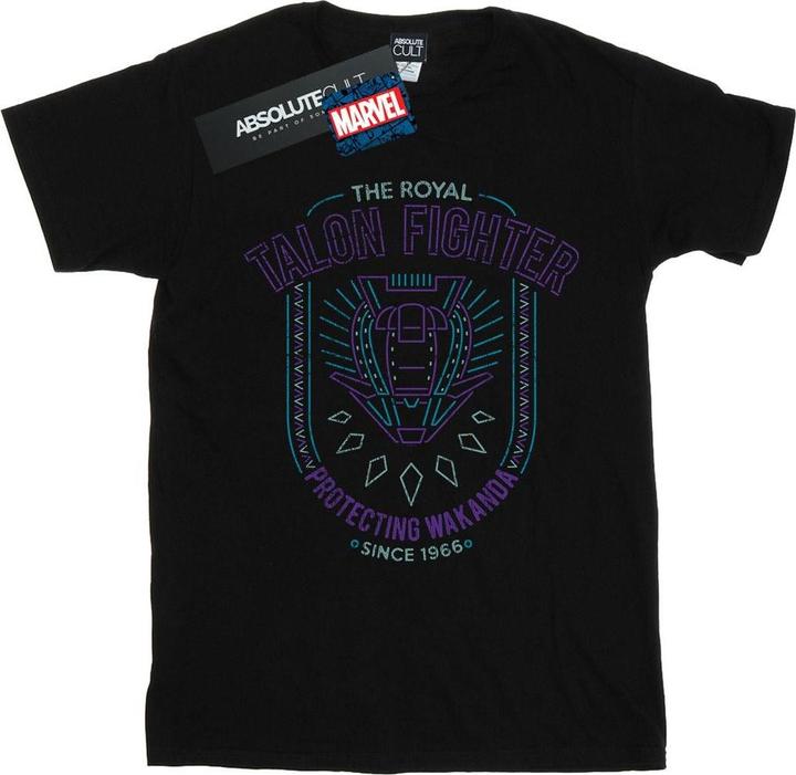 Actual product image Mens Black Panther The Royal Talon Fighter T-Shirt (L)