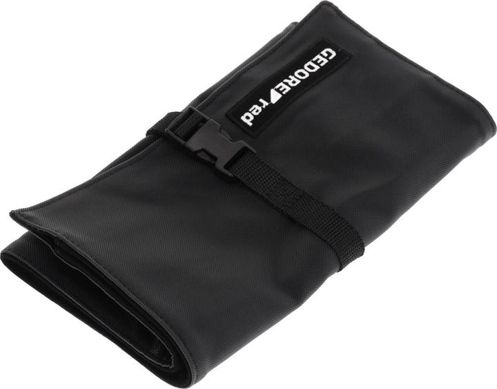 Actual product image Gedore Red red Tool roll bag for 12 keys, With compartment for small parts, Without equipment, Black (1 pieces)