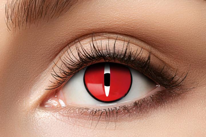 Eyecatcher Kontaktlinsen Slit Eye (Rot)