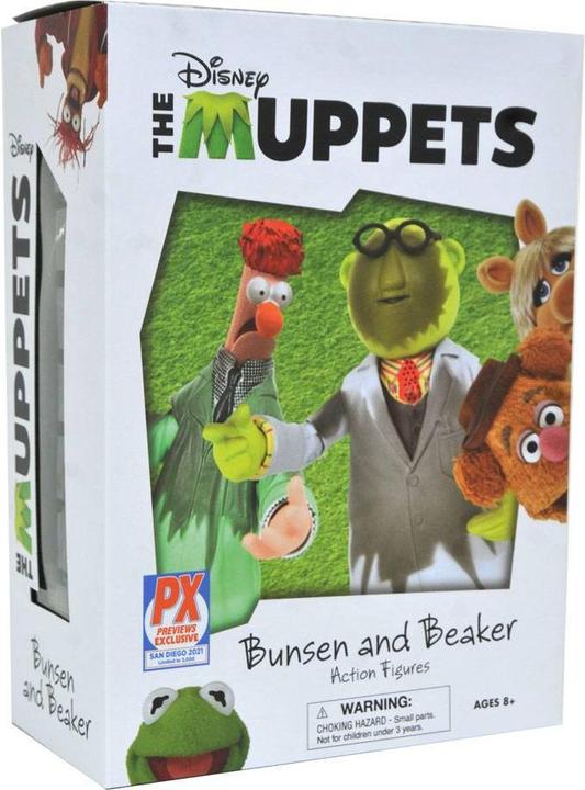 Image du produit Diamond Select Toys The Muppets Action Figures Box Set Lab Accident Bunsen & Beaker SDCC 2021 Previews Exclusive