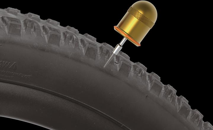 Image du produit Topeak Tubi Pod, pod en aluminium avec Air Stopper & Kit de réparation de pneus Tubeless