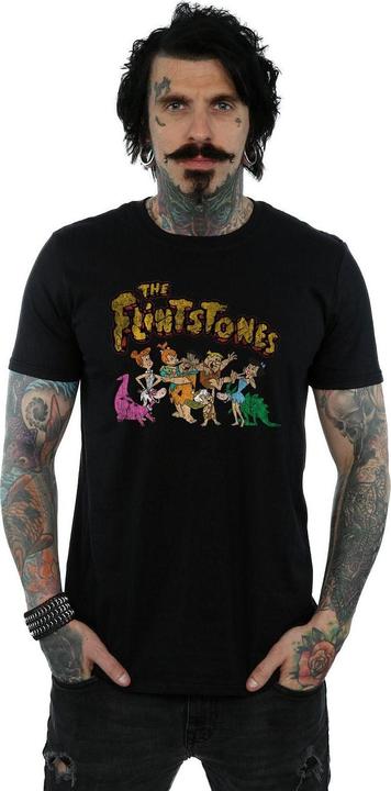 Image du produit The Flintstones - T-shirt GROUP DISTRESSED - Homme (M)