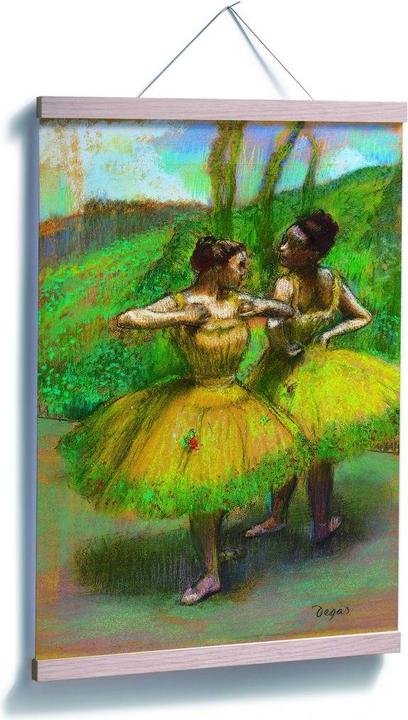 Image du produit Trenddeko Degas - Deux danseuses en jaune (60 x 90 cm)