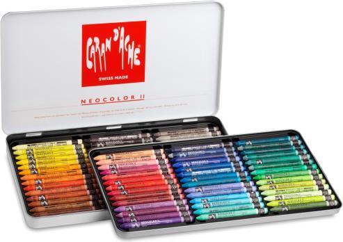 Produktbild Caran d'Ache Neocolor II Aquarelle Metallschachtel (Multicolor, 84 x)