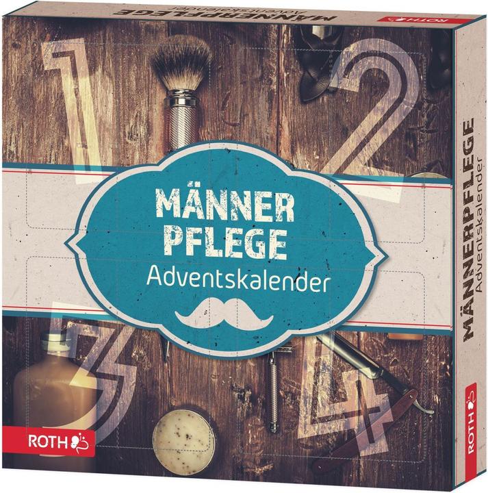 Produktbild Roth Adventskalender PUR "Männerpflege" 2022 mit 4 Türchen, für jeden Adventssonntag eines, enthält
