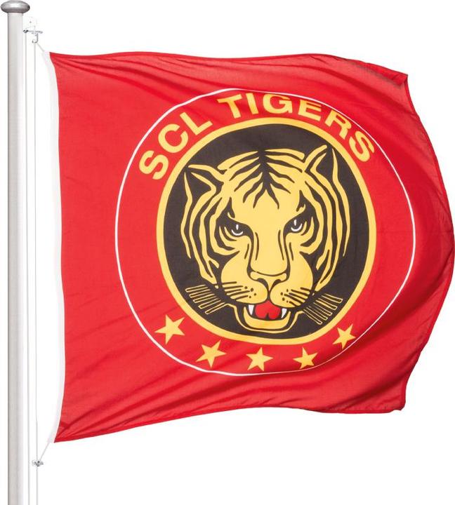 Immagine prodotto Keller Fahnen Sportfahne SCL Tigers official Superflag® 150x150 cm