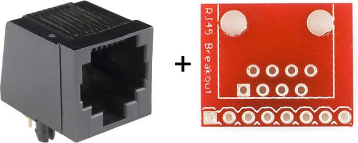 Produktbild SparkFun RJ45-Breakout inkl. RJ45-Buchse
