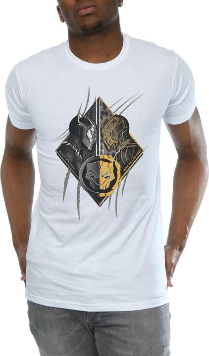 Actual product image Mens Black Panther Vs Killmonger T-Shirt (M)