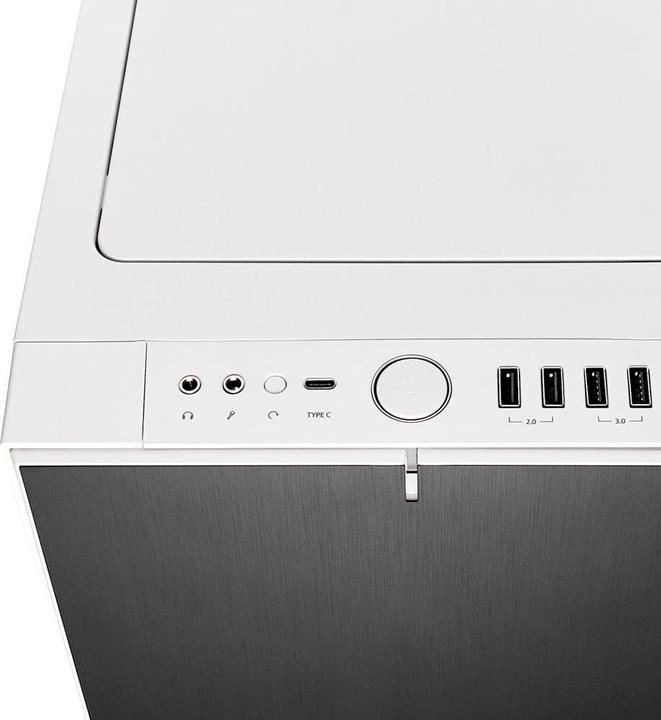 Produktbild Fractal Define R6 USB-C - White TG (ATX, mATX, Mini-ITX, E-ATX)