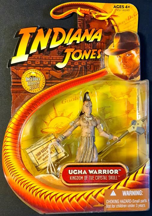 Actual product image Hasbro Indiana Jones and the Kingdom of the Crystal Skull Action Figure 2008 Ugha Warrior