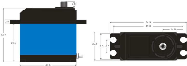 Actual product image PowerHD Servo LW-30MG