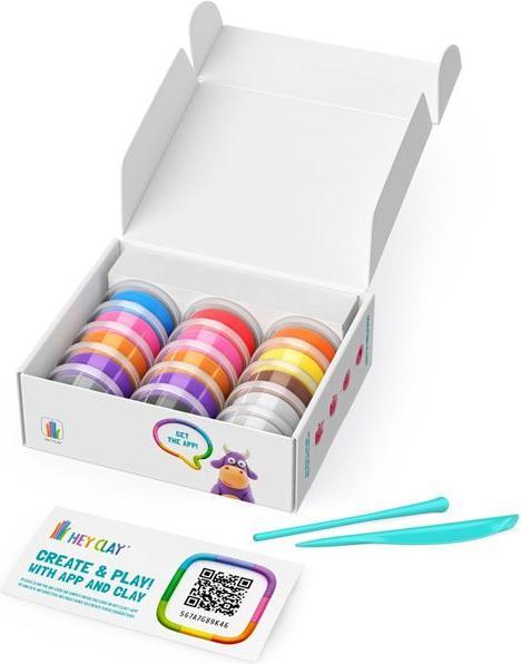 Produktbild TM Toys Hey Clay Tiere 15 Dosen