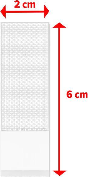 Actual product image tesa Powerstrips CLICK - Velcro adhesive pads - Hanging pictures without drilling - Small 1.8kg - 16 x 2 (20 mm)