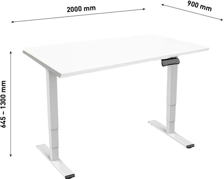 Image du produit Contini Table de bureau (90 x 200 cm)