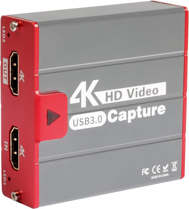 TreasLin Capture Card (Wii, Wii U, PS4, PS3, Xbox 360, Xbox One X, Xbox One S, Switch)