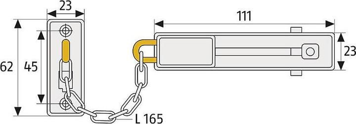 Produktbild Abus SK66 B B/DFNLI