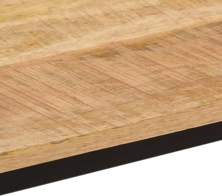 Immagine prodotto VidaXL Tavolo da pranzo in ferro e legno grezzo (110 x 55 x 75 cm)