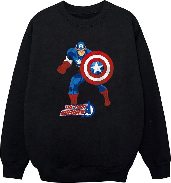 Captain America The First Avenger Sweatshirt Mädchen (152, 158)