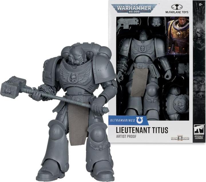 Image du produit McFarlane Warhammer 40,000 Figurine Ultramarines : Lieutenant Titus (Artist Proof) 18 cm
