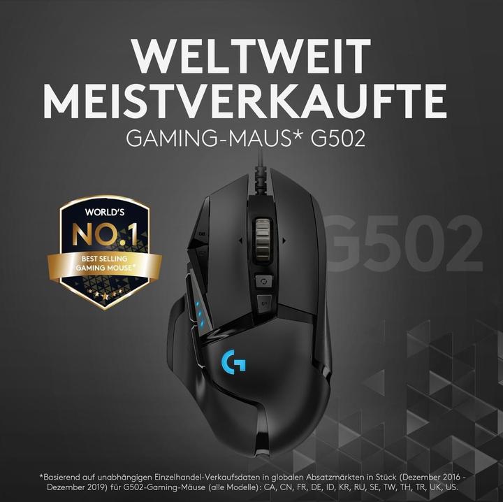 Actual product image Logitech G G502 Hero (Cable)