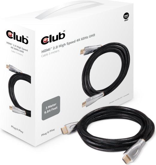 Actual product image Club 3D HDMI (Typ A) – HDMI (Typ A) (3 m, HDMI)