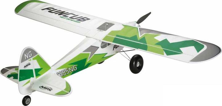 Actual product image Multiplex RR FunCub NG 1410mm high wing ARTF green (Multi motor)