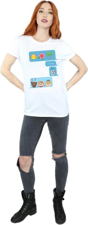 Immagine prodotto Disney Frozen I Love Heat Maglietta Ampia Donna (XL)