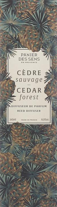 Actual product image Panier des Sens Reed Diffuser ( Cedar Forest ) - Aroma Diffuser - 245ml (245 ml)