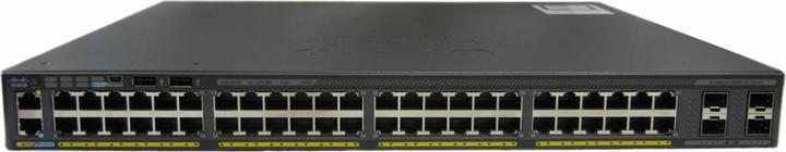 Actual product image Cisco Switch/Cat 2960-X 48GigE 740W 4x1G SFP (52 Ports)