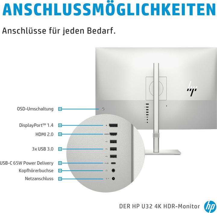 Produktbild HP U32 (3840 x 2160 Pixel, 31.50")