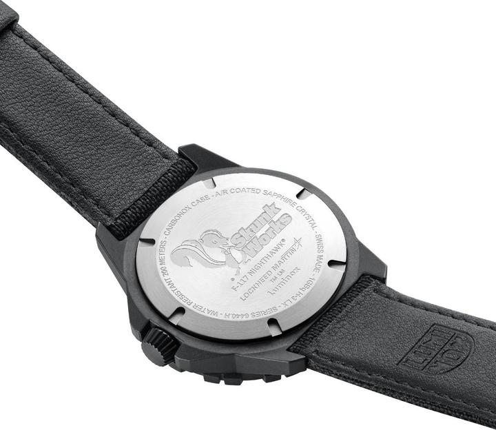 Actual product image Luminox F117 x SKUNK WORKS HERITAGE 6440H SERIES (Pilot watch, 44 mm)