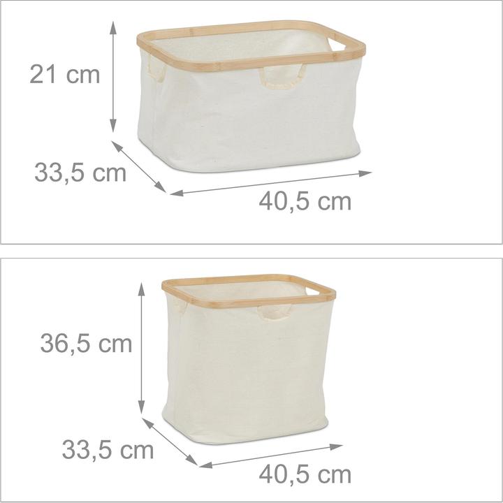 Actual product image Relaxdays Laundry basket (123 l)