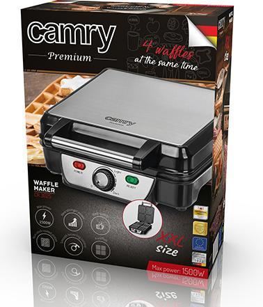 Image du produit Camry CR 3025 Gaufrier 4 gaufre(s)