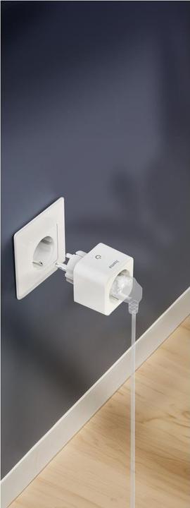 Actual product image Hama Smart WLAN socket outlet, Matter, 3,680W, voice/app-controlled, 3-pack
