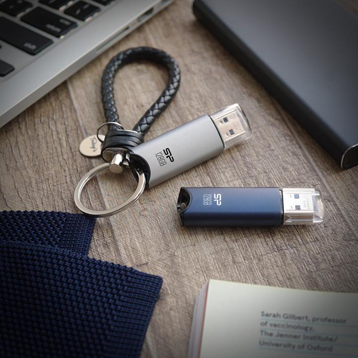 Actual product image Silicon Power memory USB Marvel M02 64GB USB 3.0 Blue (64 GB, USB 3.2)