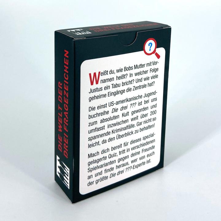 Actual product image The world of the Three Question Marks - The exciting quiz about the cult detectives (German)