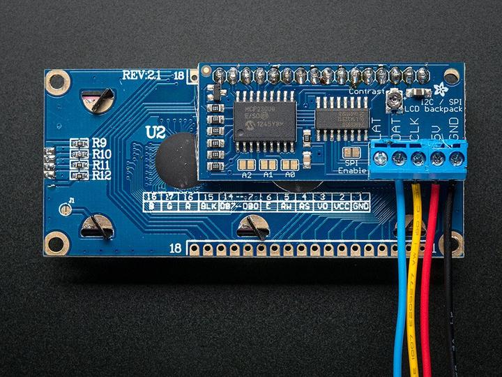 Immagine prodotto Adafruit zaino i2c SPI carattere LCD (Vari)