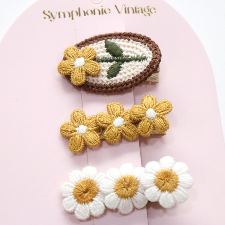 Image du produit Yuko.B Barrettes cheveux 3 pcs. Vintage (3 pcs)