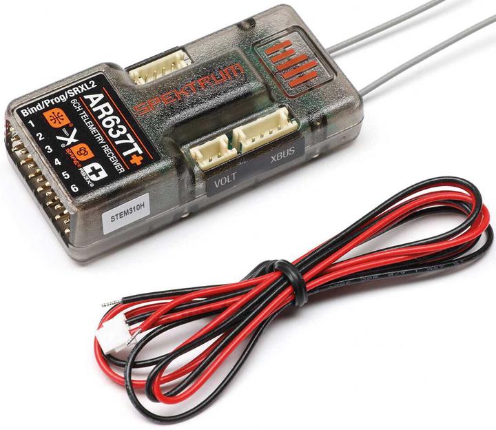 AR637T+ DSMX 6-channel AS3X+ & SAFE telemetry receiver