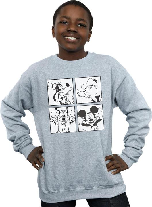 Produktbild Disney Mickey Donald Goofy And Pluto Boxed Sweatshirt Jungen (152, 158)
