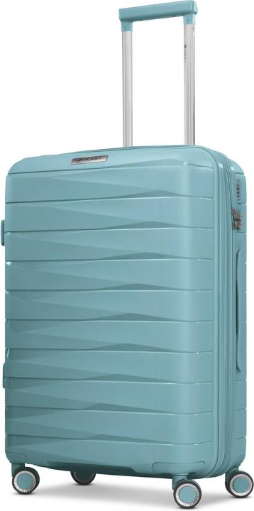 Franky London 4 Rollen Trolley M 42 cm mit Dehnfalte (59 l, M (50 - 90l))