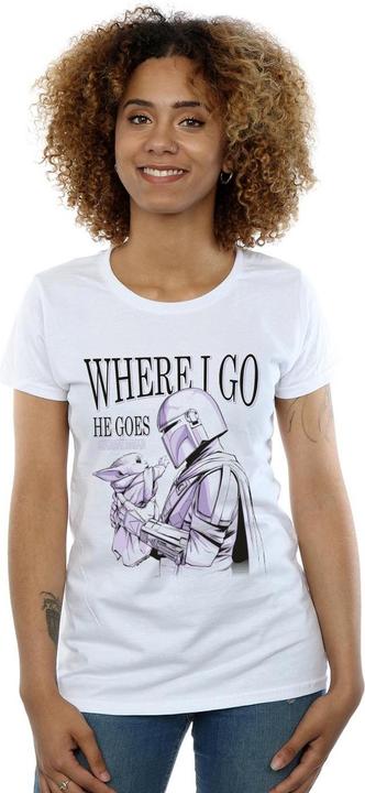 Image du produit Star Wars - T-shirt THE MANDALORIAN WHERE GO - Femme (S)