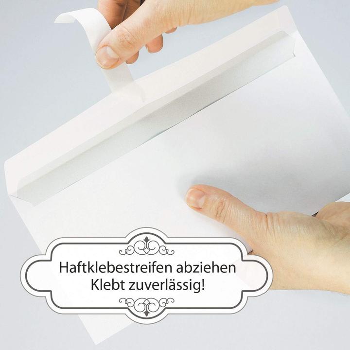 Immagine prodotto Tatmotive Briefumschläge DIN lang mit Fenster (1000 Stück) (DIN lungo (11 x 22 cm), 1000 x)