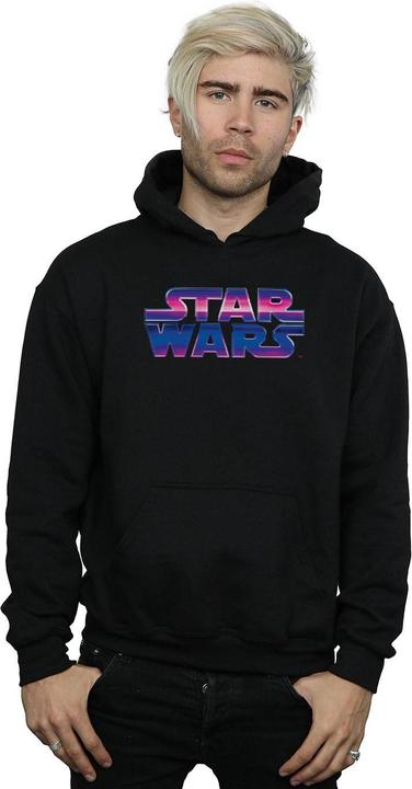 Produktbild Star Wars Neon Logo Kapuzenpullover (M)
